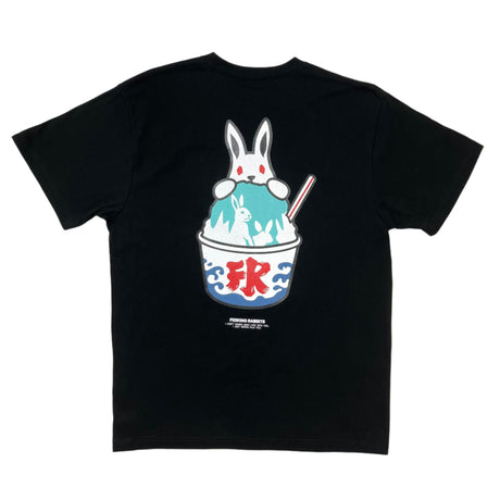 FR2 Shaved Ice Rabbit Tee Black Tiffany (Japan Exclusive) - ORIGINALFOOK