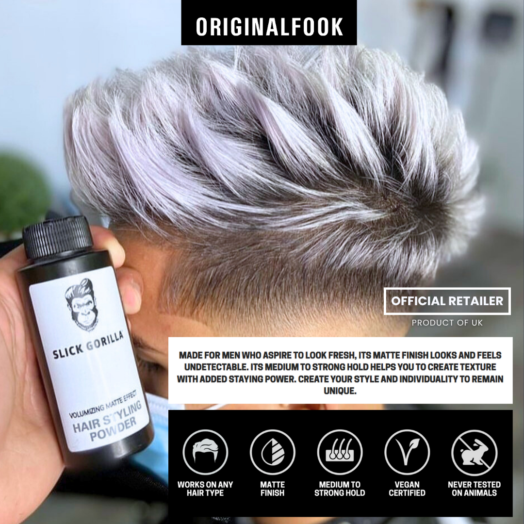 Slick Gorilla Hair Styling Powder - ORIGINALFOOK