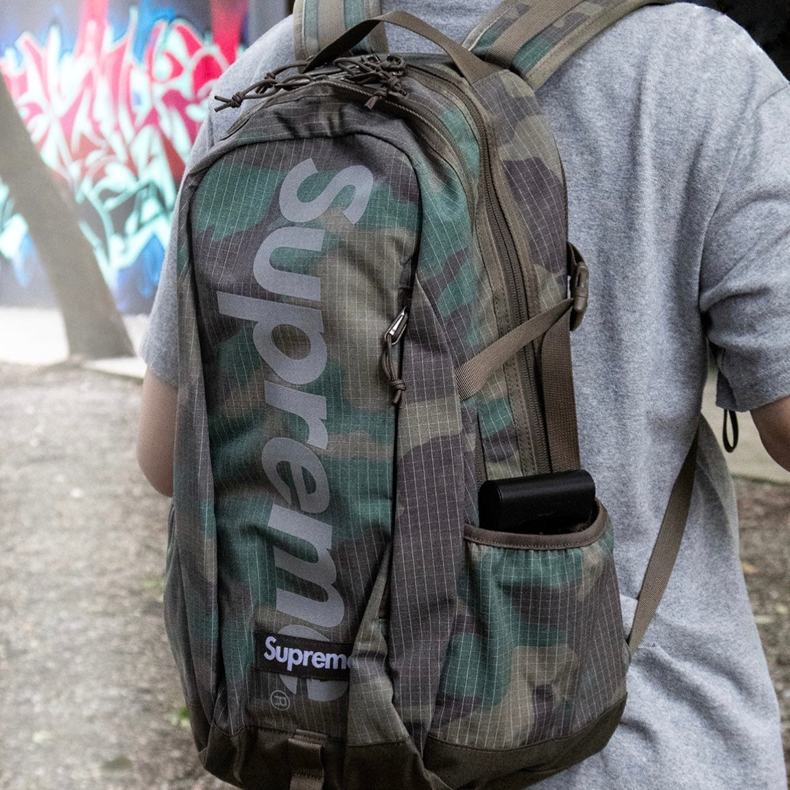 Supreme Reflective Backpack Camo supreme supreme - originalfook singapore