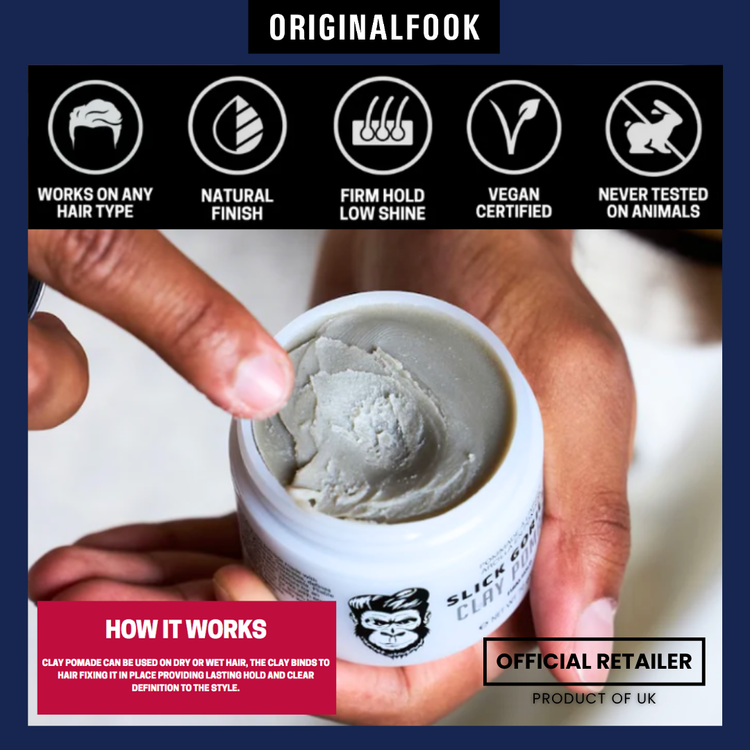 Slick Gorilla Clay Pomade - ORIGINALFOOK