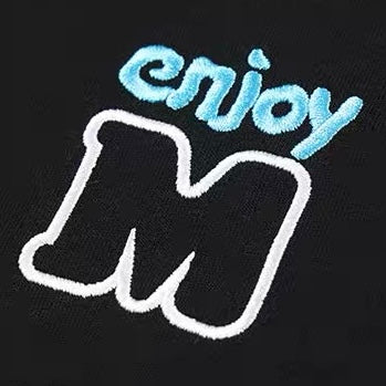 MEDM Embroidered Logo Tee Black MEDM MEDM - originalfook singapore