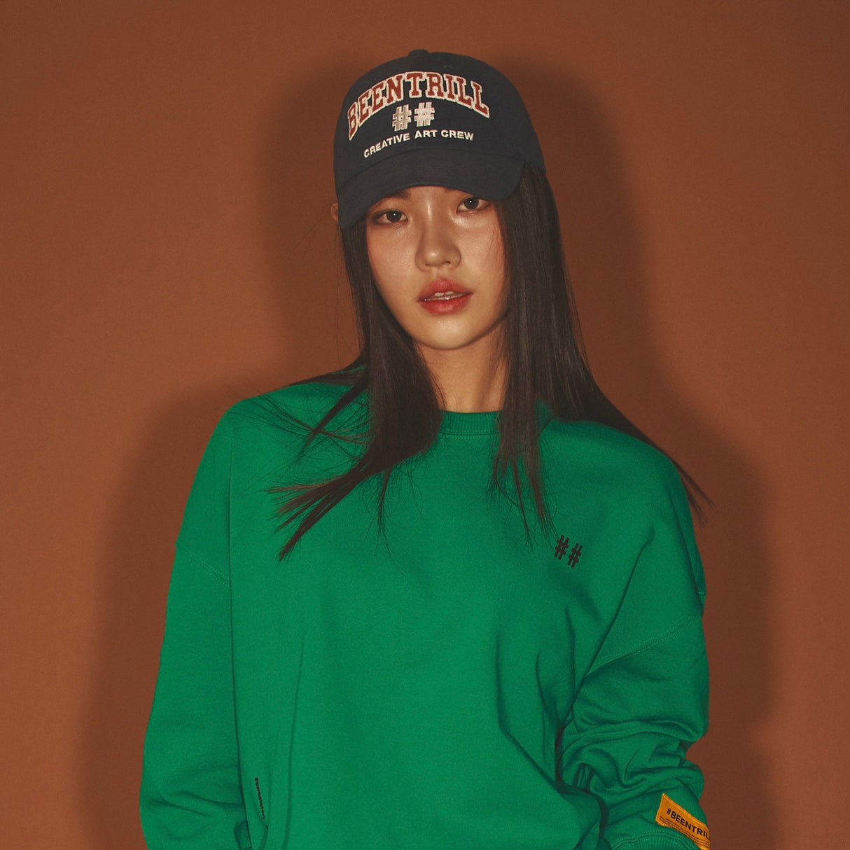 Been Trill College Logo Baseball Cap Navy BEEN TRILL BEEN TRILL - originalfook singapore