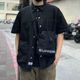 Supreme Field Side Bag Black supreme supreme - originalfook singapore