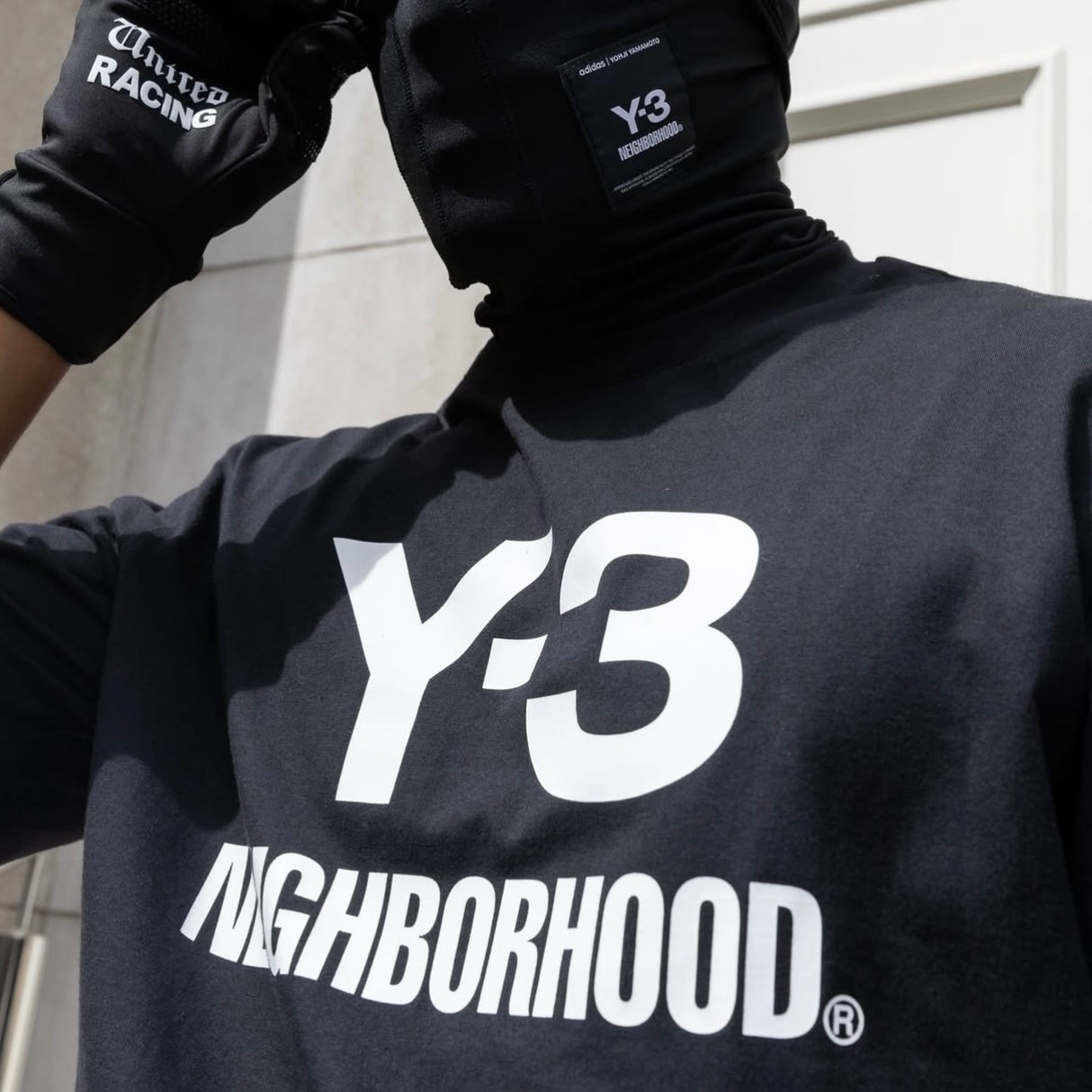 Neighborhood X Y-3 X Logo Tee Black
