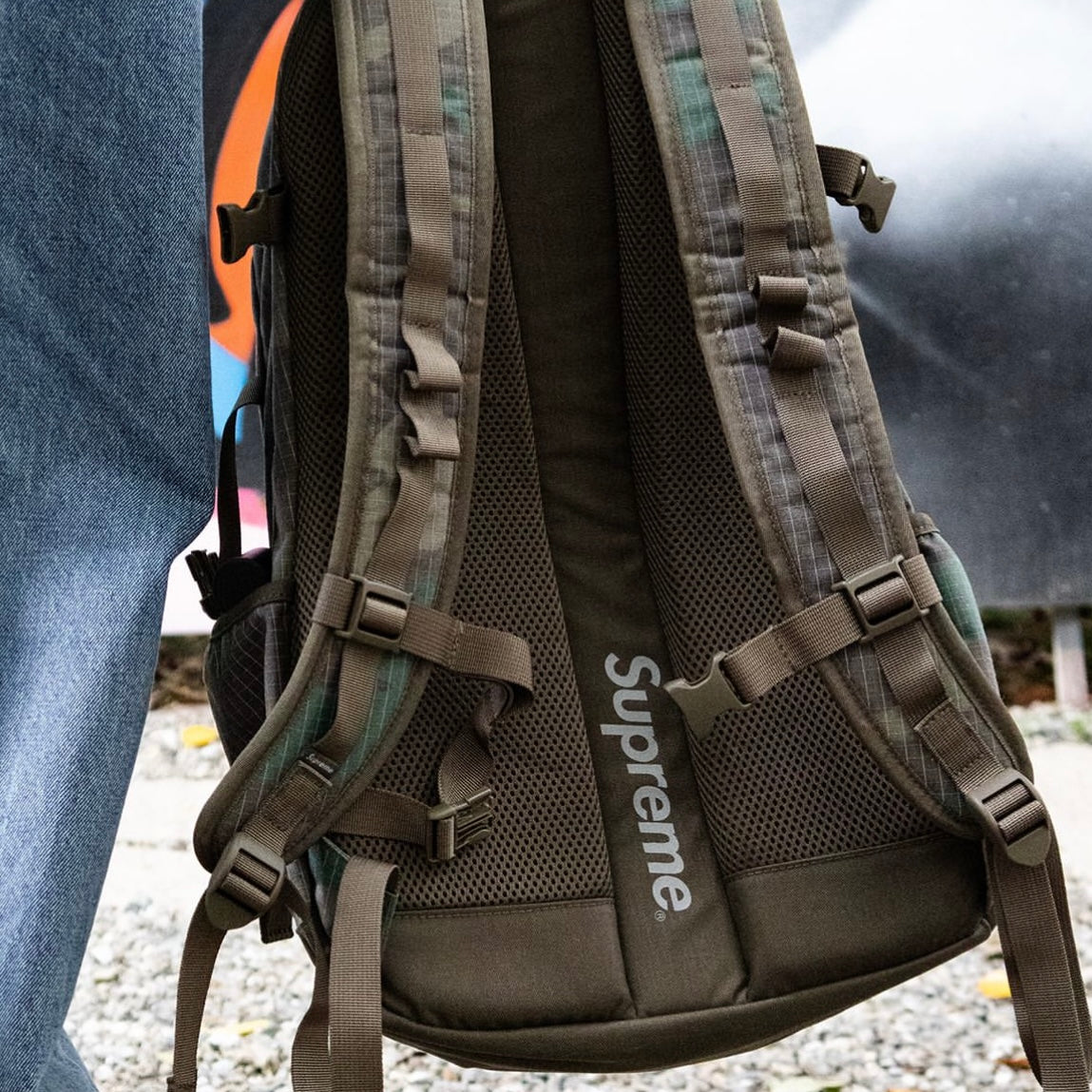 Supreme Reflective Backpack Camo supreme supreme - originalfook singapore