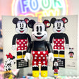 MEDICOM BEARBRICK Disney Minnie Mouse Version 400% + 100% MEDICOM MEDICOM - originalfook singapore