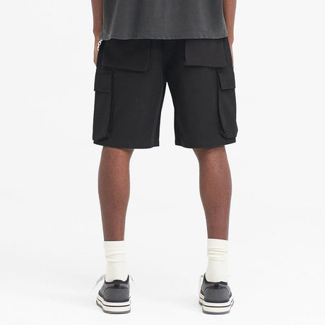 Represent Baggy Cargo Shorts Black REPRESENT REPRESENT - originalfook singapore