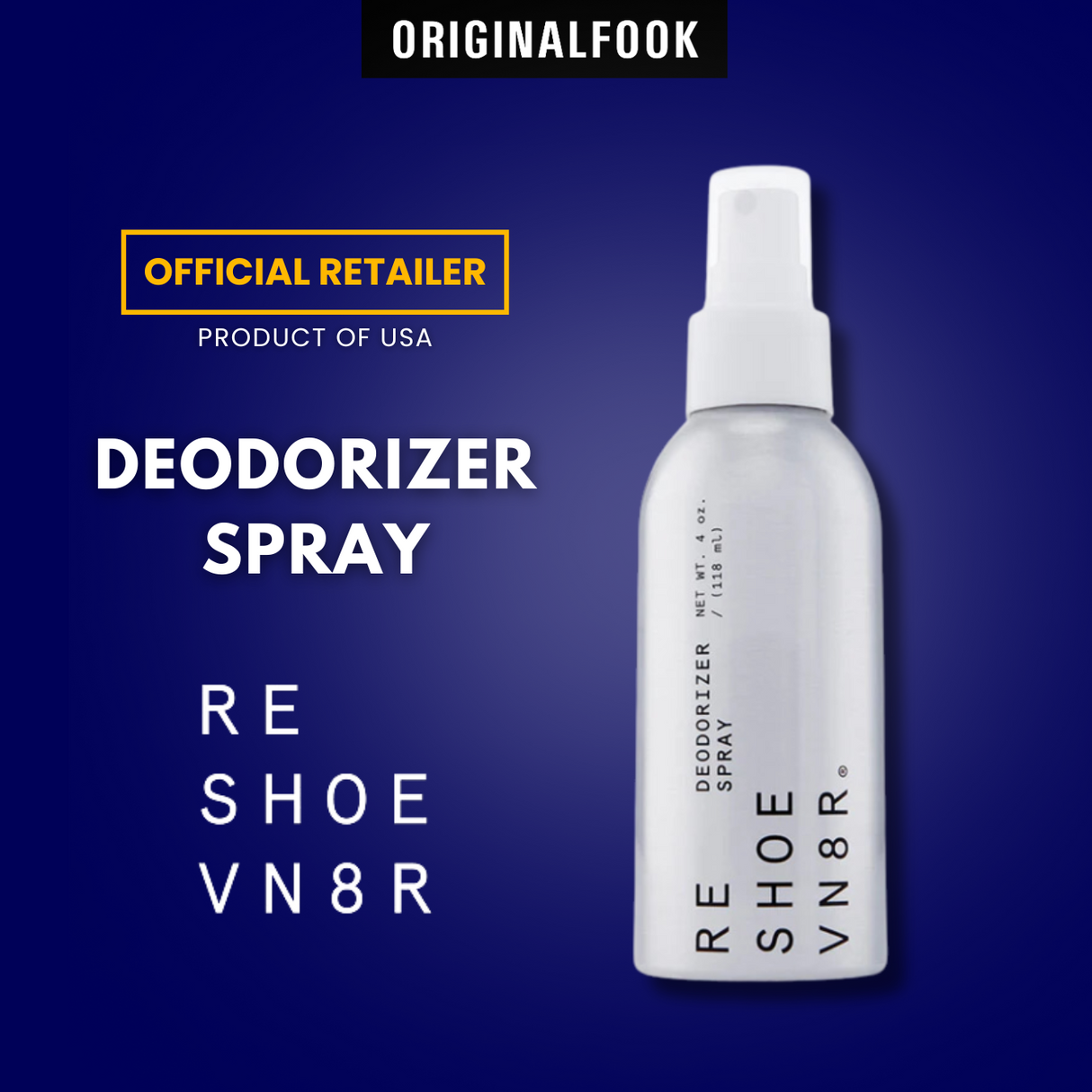Reshoevn8r Sneaker Deodorizer Spray RESHOEVN8R RESHOEVN8R - originalfook singapore