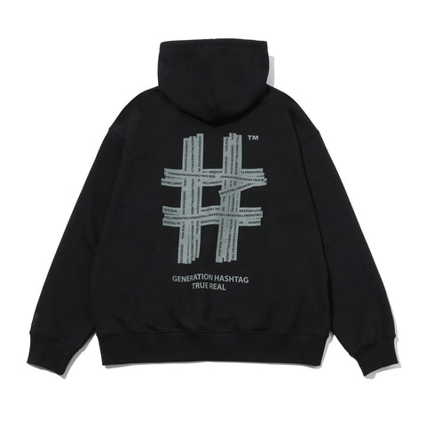 Been Trill Reflective Tape Logo Hoodie Black