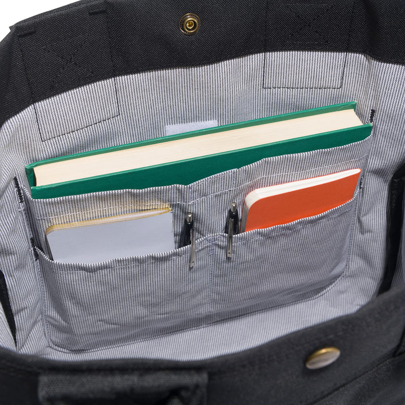 Carhartt Vertical Snap Tote Bag Black CARHARTT CARHARTT - originalfook singapore