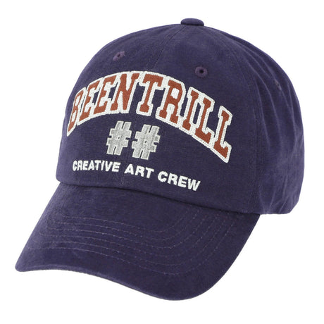 Been Trill College Logo Baseball Cap Navy BEEN TRILL BEEN TRILL - originalfook singapore