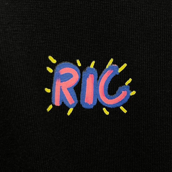 Rickyisclown [RIC] Neon Graffiti Smiley Tee Black [R27230225E-O8] RICKYISCLOWN RICKYISCLOWN - originalfook singapore
