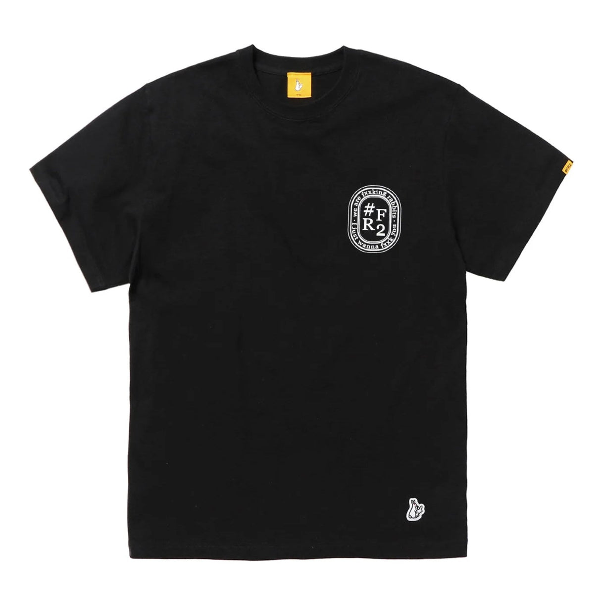 FR2 Fxxking Rabbits Oval Logo Tee Black #FR2 #FR2 - originalfook singapore