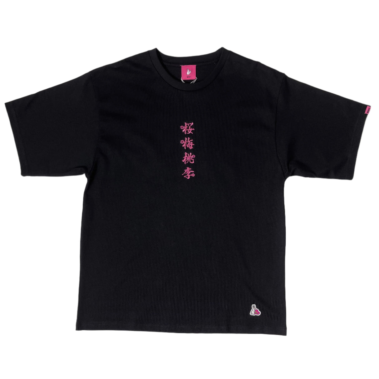 FR2 Embroidery Kimono Rabbit Tee Black (Japan Exclusive) - ORIGINALFOOK