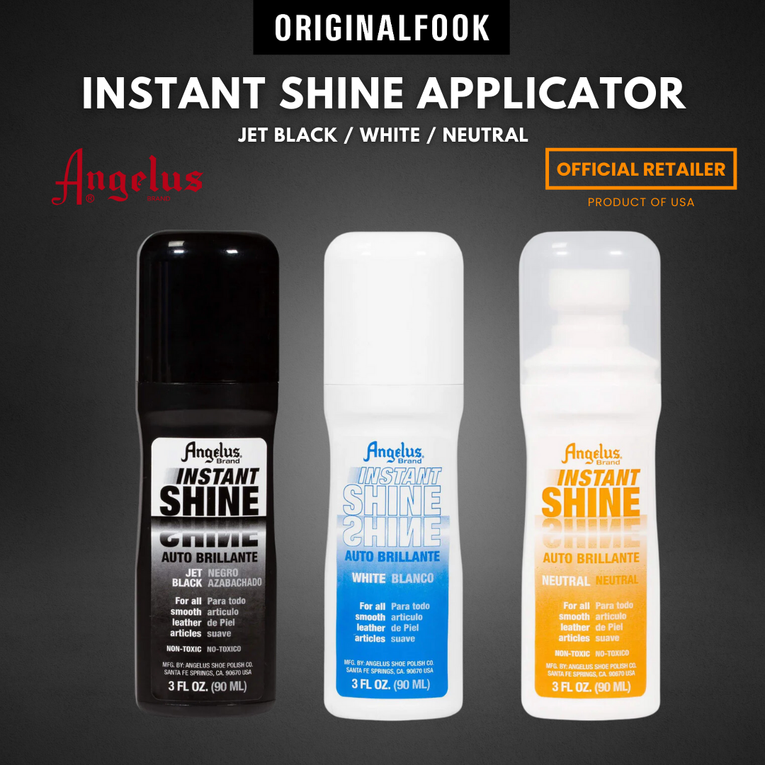Angelus Instant Shine Black With Applicator Top ANGELUS ANGELUS - originalfook singapore