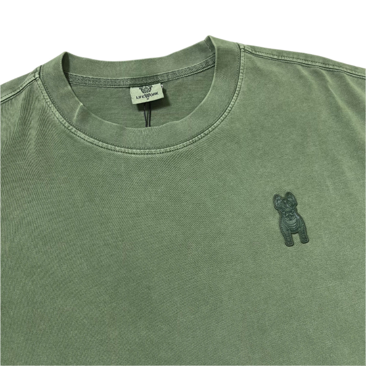 LifeWork Patch Logo Tee Olive - ORIGINALFOOK