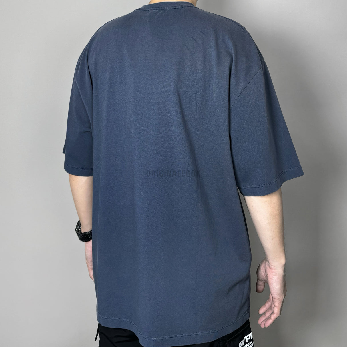 MASONPRINCE Classic Spray Logo Tee Haze Blue MASONPRINCE MASONPRINCE - originalfook singapore