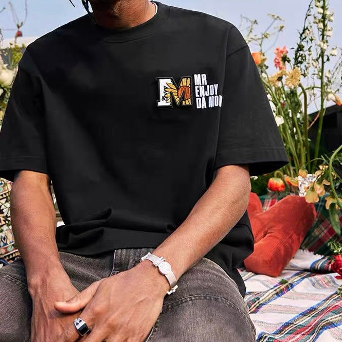 MEDM Replaceable Velcro Patch Tee Black MEDM MEDM - originalfook singapore