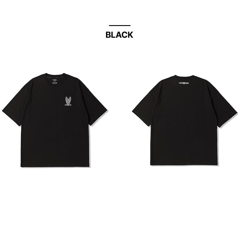 LifeWork 2PACK Basic Black And White Tee (With Pouch) LIFEWORK LIFEWORK - originalfook singapore