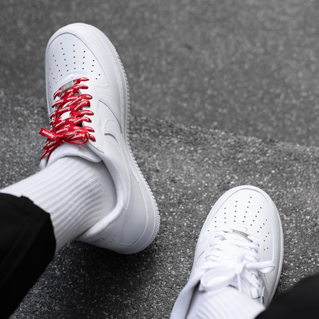 Supreme X Nike Air Force 1 Low White - ORIGINALFOOK