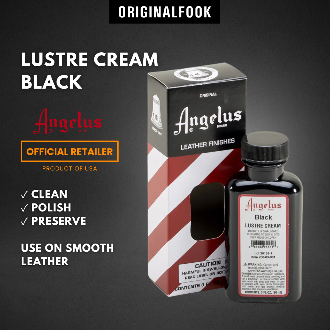 Angelus Lustre Cream Black ANGELUS ANGELUS - originalfook singapore