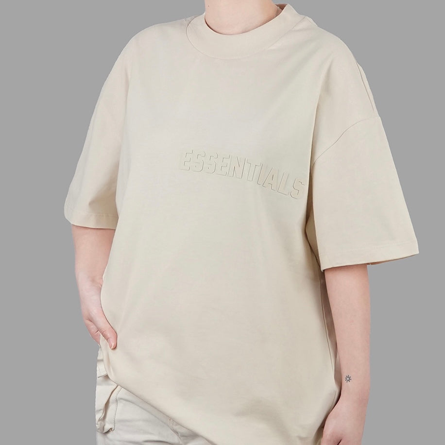 FEAR OF GOD Essentials Felt Logo Tee Shell FEAR OF GOD FEAR OF GOD - originalfook singapore