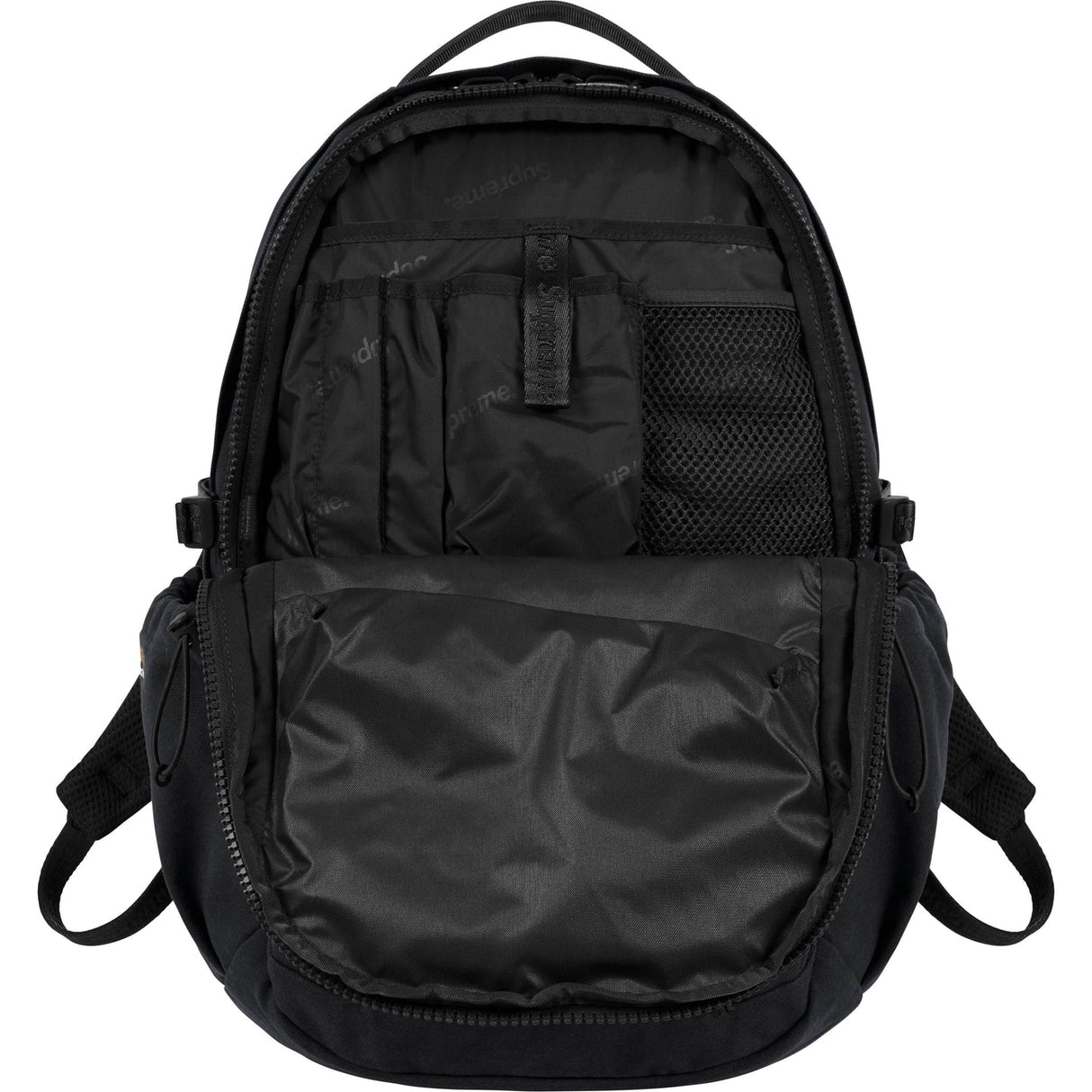 Supreme Logo Black Backpack - ORIGINALFOOK