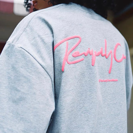 Remedy Embossed Logo Tee Light Grey REMEDY REMEDY - originalfook singapore