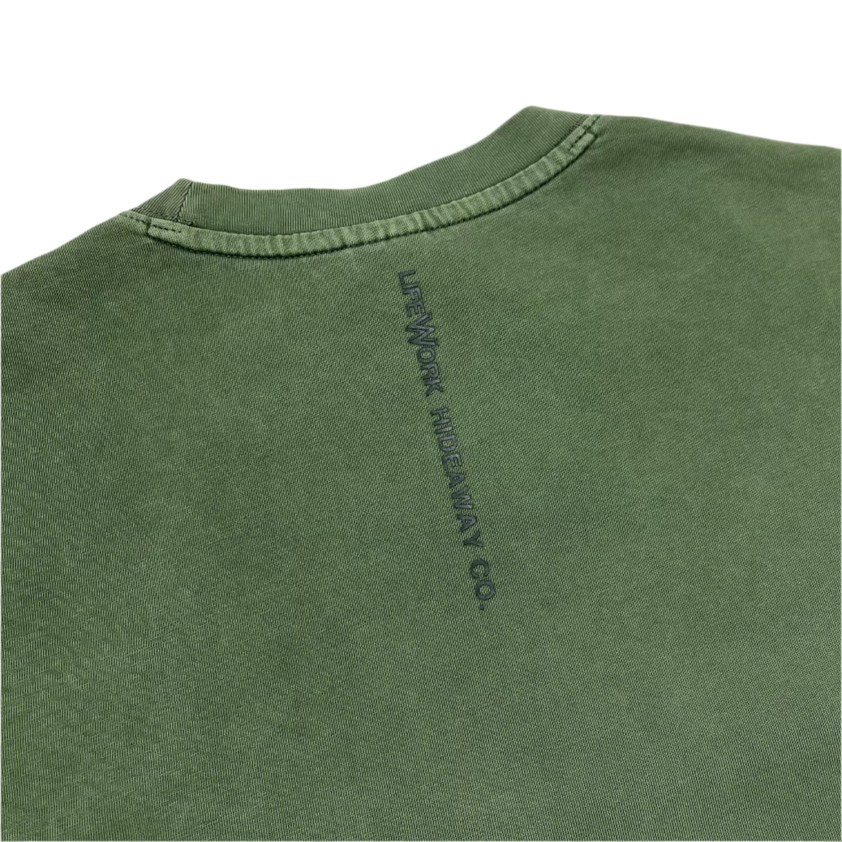 LifeWork Patch Logo Tee Olive - ORIGINALFOOK