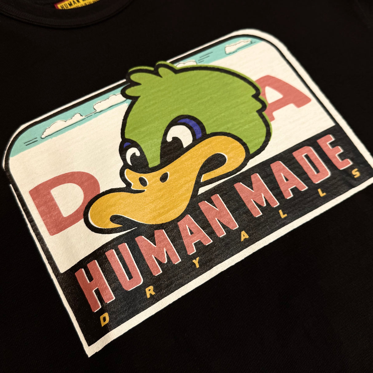 Human Made Graphic Duck Tee Black - ORIGINALFOOK