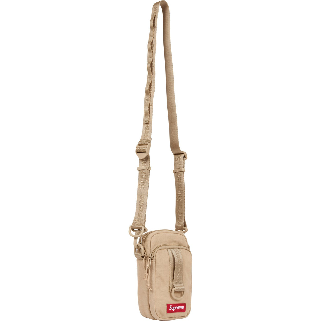 Supreme Box Logo Shoulder Sling Bag Tan - ORIGINALFOOK