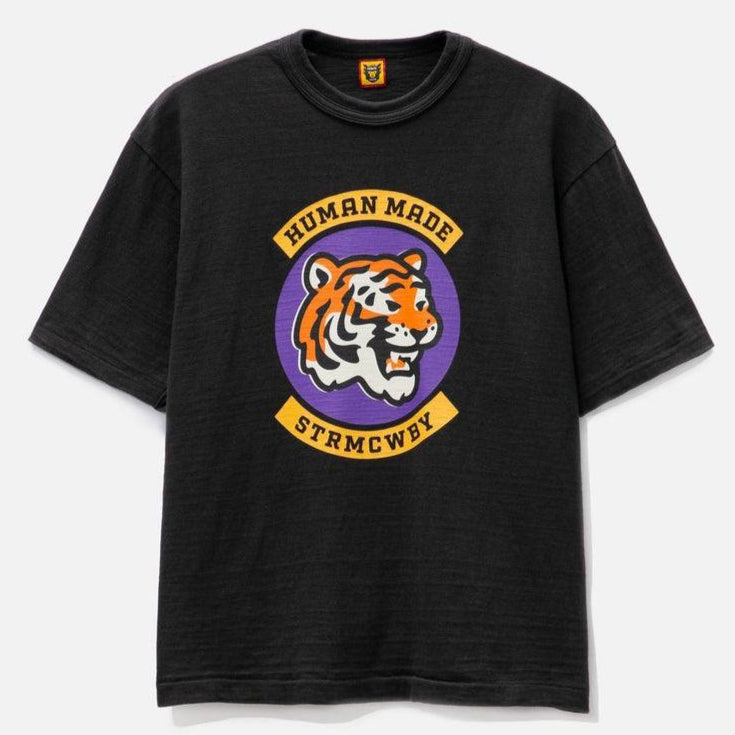 Human Made Front Tiger Tee Black HUMAN MADE HUMAN MADE - originalfook singapore
