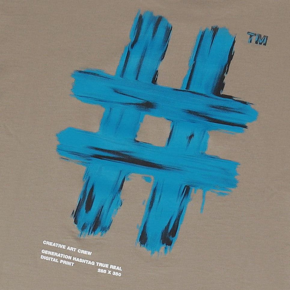 Been Trill Painting Logo Tee Khaki BEEN TRILL BEEN TRILL - originalfook singapore