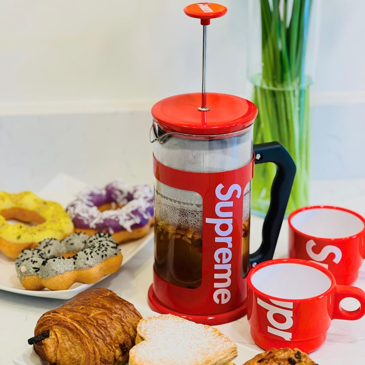 Supreme x Bialetti 8-Cup French Coffee Press supreme supreme - originalfook singapore