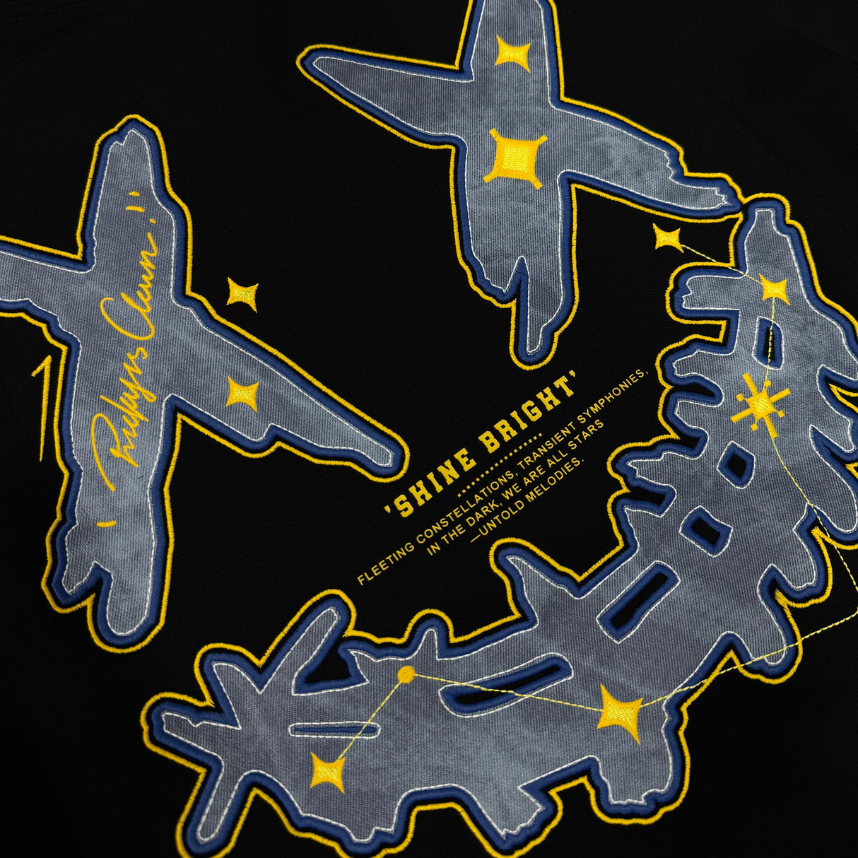 Rickyisclown Spark Leather Patch Tee Black R37250407C D11 - ORIGINALFOOK