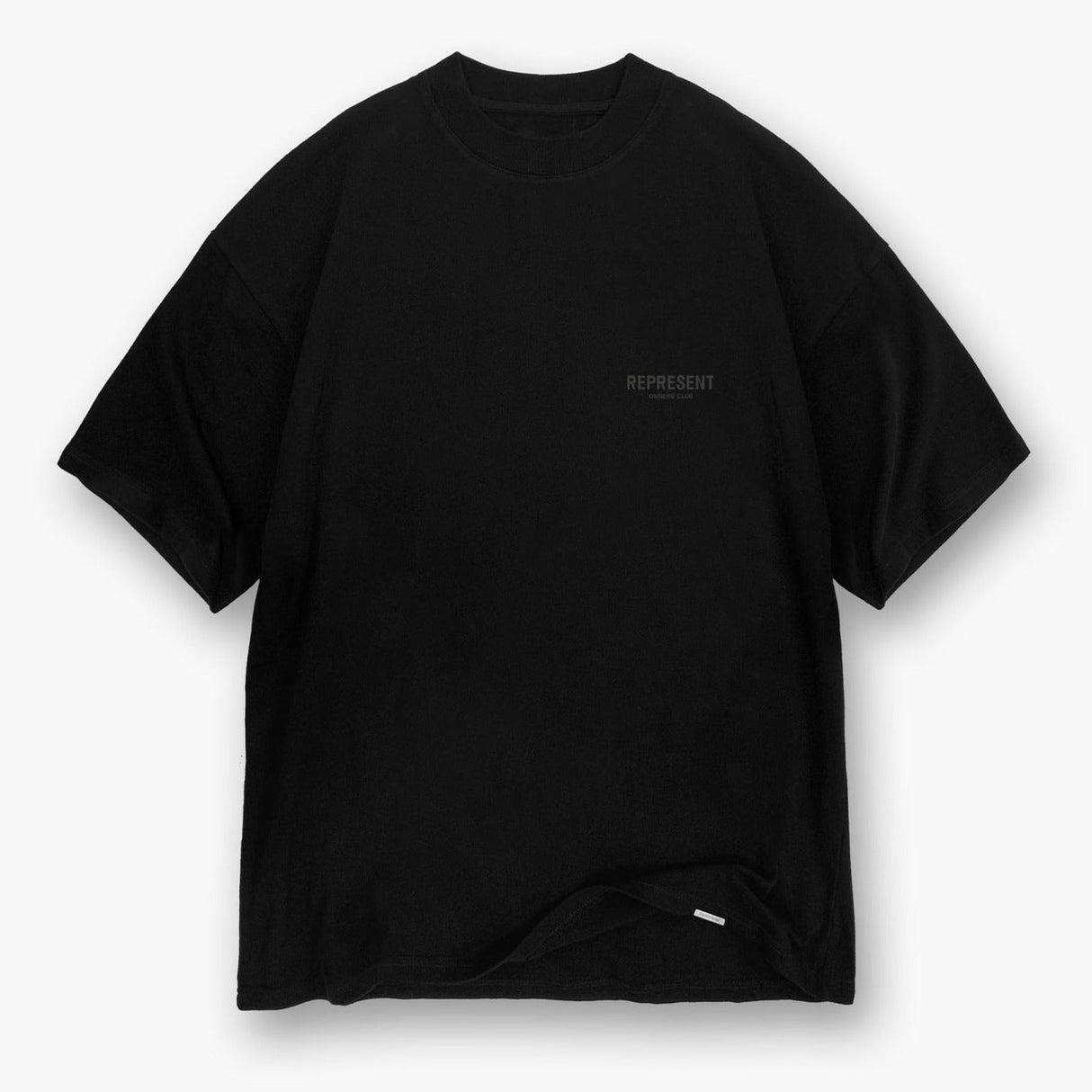 Represent Owners Club Logo Tee Black Reflective REPRESENT REPRESENT - originalfook singapore
