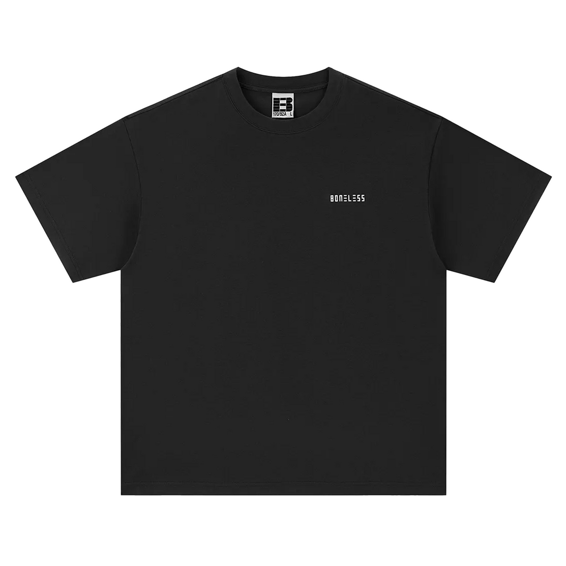 Boneless Signature Slogan Tee Black - ORIGINALFOOK