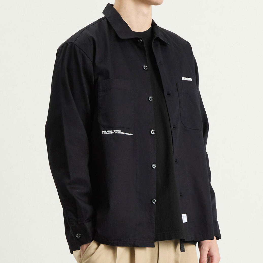Neighborhood Classic L/S Work Shirt Black - ORIGINALFOOK