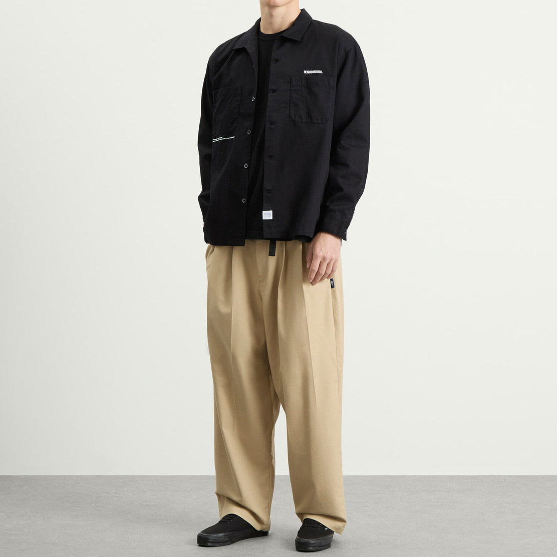 Neighborhood Classic L/S Work Shirt Black - ORIGINALFOOK