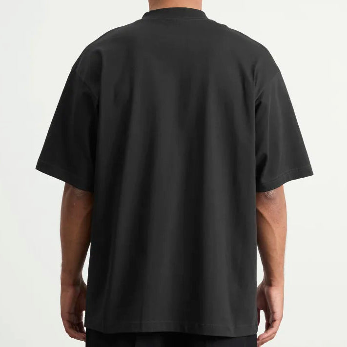 Balenciaga Nano BB Medium Fit Tee Black - ORIGINALFOOK