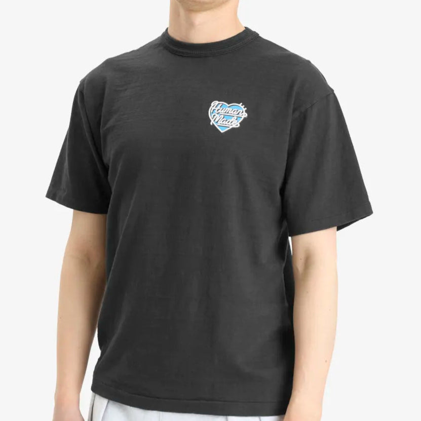 Human Made Graphic Heart Logo Black Tee - ORIGINALFOOK