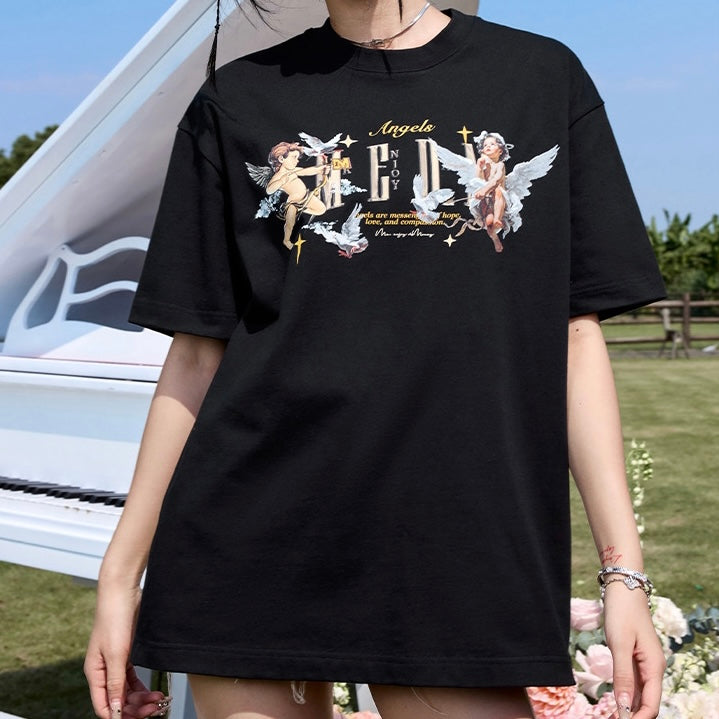 MEDM Cherub Tee Black MEDM MEDM - originalfook singapore