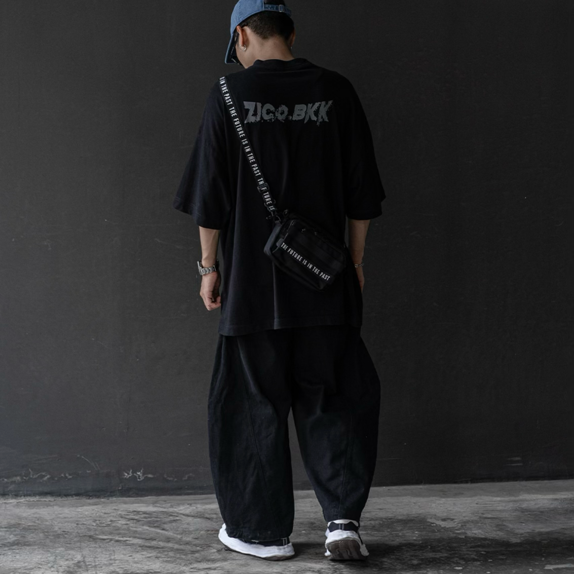 Human Made Military Sling Bag Black