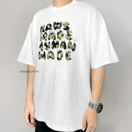Human Made X KAWS Tee #4 White HUMAN MADE HUMAN MADE - originalfook singapore