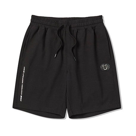 LifeWork Round Logo Shorts Black LIFEWORK LIFEWORK - originalfook singapore