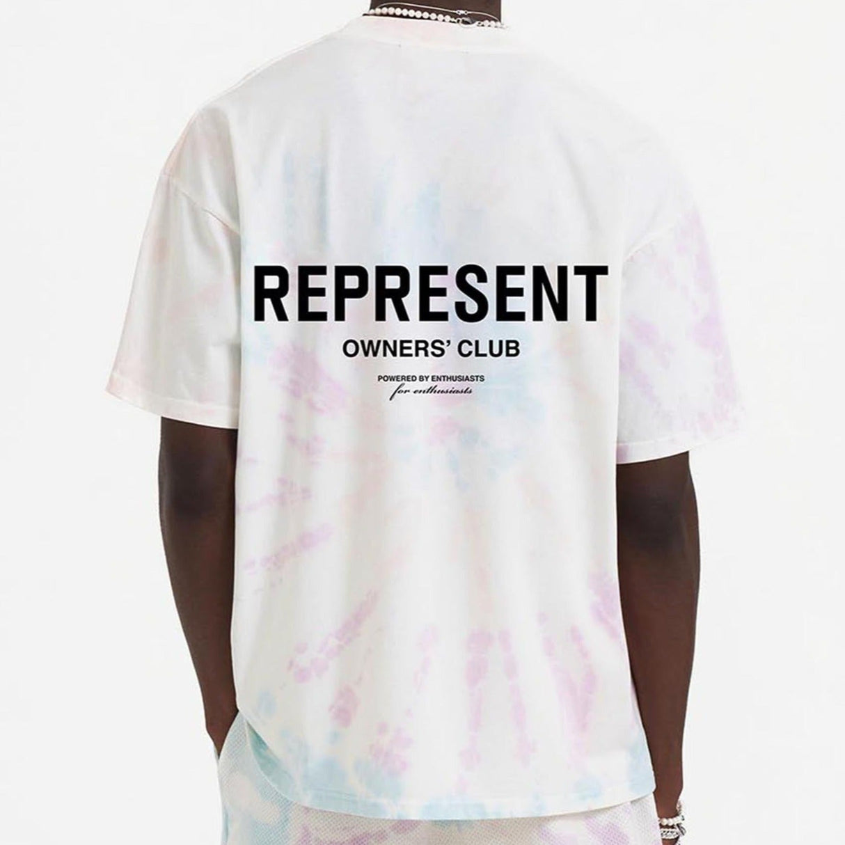 Represent Owners Club Logo Tee Tie Dye REPRESENT REPRESENT - originalfook singapore
