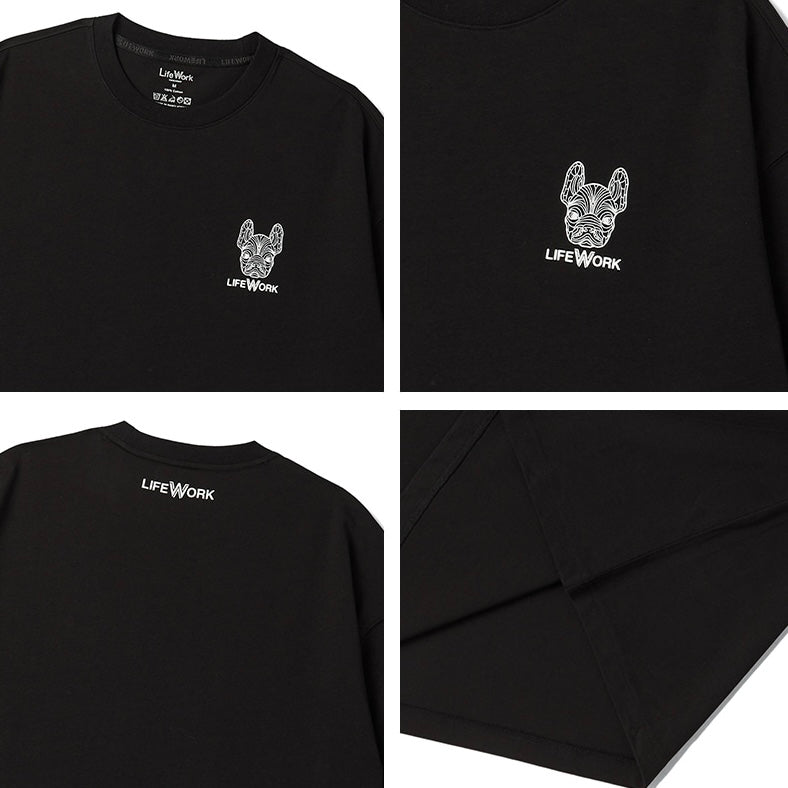 LifeWork 2PACK Basic Black And White Tee (With Pouch) LIFEWORK LIFEWORK - originalfook singapore