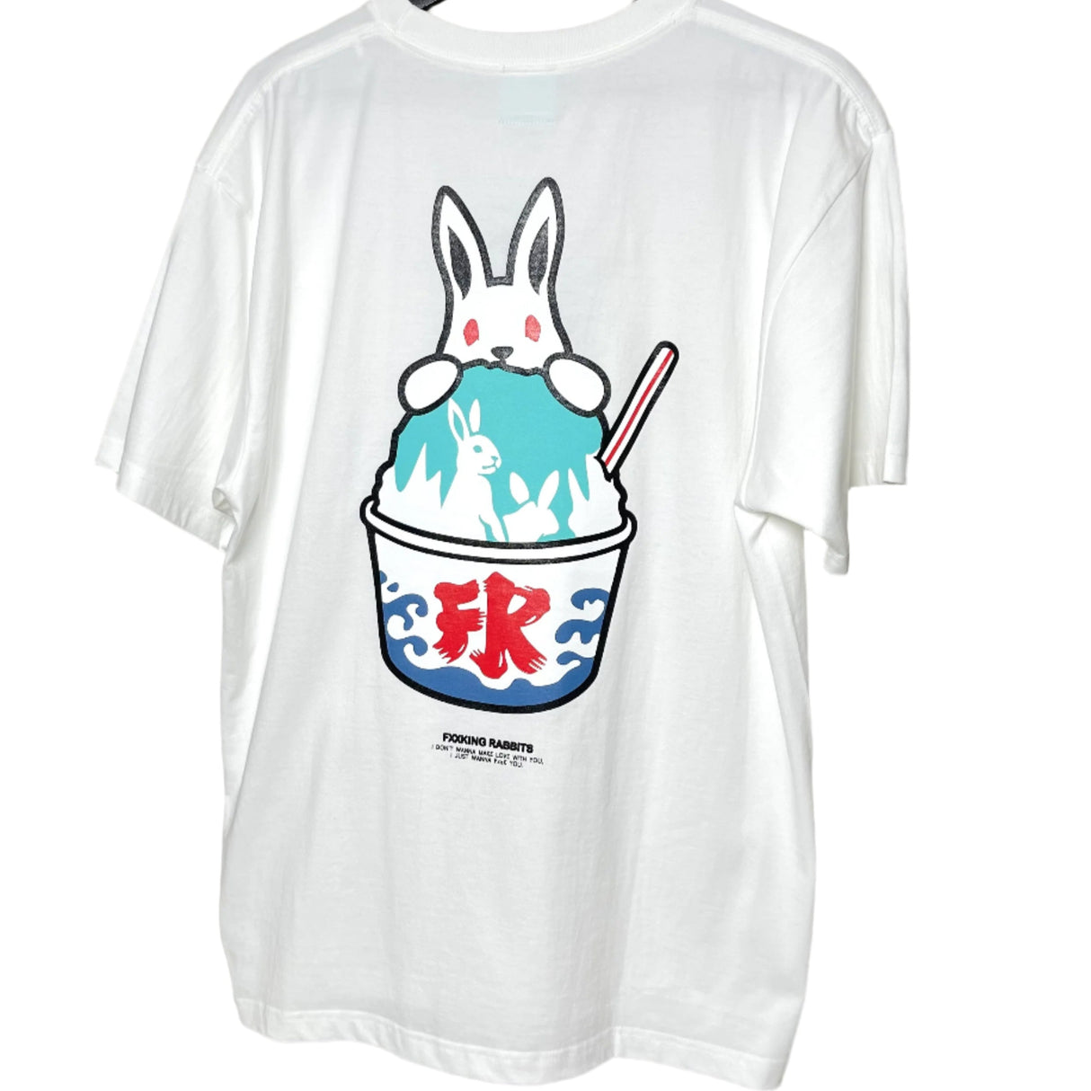 FR2 Shaved Ice Rabbit Tee White Tiffany (Japan Exclusive) - ORIGINALFOOK