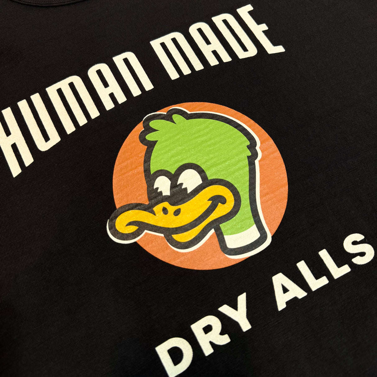 Human Made Duck Mascot Tee Black - ORIGINALFOOK