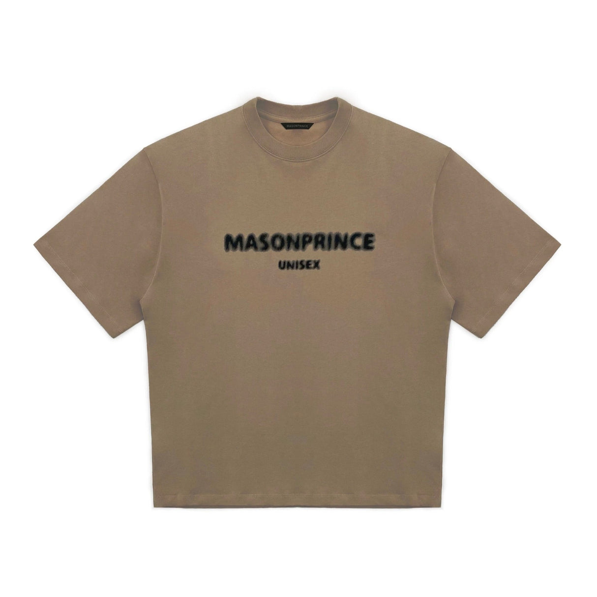 MASONPRINCE Classic Spray Logo Tee Brown MASONPRINCE MASONPRINCE - originalfook singapore